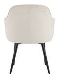 Jolie Dining Chair - Set of 2 Ivory 110157 Zuo Modern