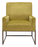 New York Accent Chair Olive Green 109522 Zuo Modern