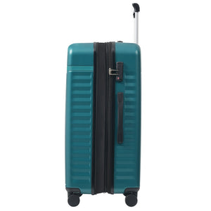English Elm Luggage Set 5 Piece Abs Hardside Expandable Spinner Wheels Tsa Lock Travel Bags Dark Green N732P326115F
