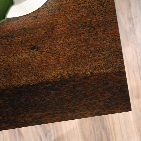 English Elm Storage Cabinet - Versatile Brown Finish With Adjustable Shelves For Stylish Organization In Any Room B356P402803-GIGA