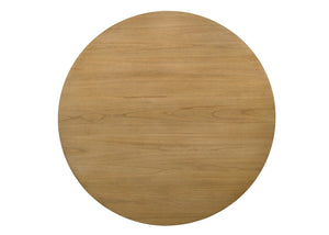 English Elm Jacopo Round Pedestal Dining Set Five Piece Ebony Black with Beige Upholstered Chairs B2749S00292