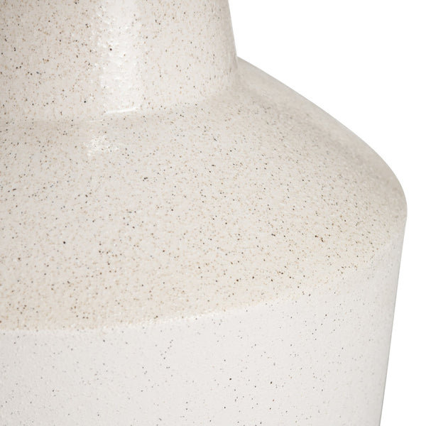 Crestview Collection 27"H Coastal-inspired Ceramic Table Lamp - Elegant Tapered Design With Oatmeal Drum Shade, 1pc   Cvap2915