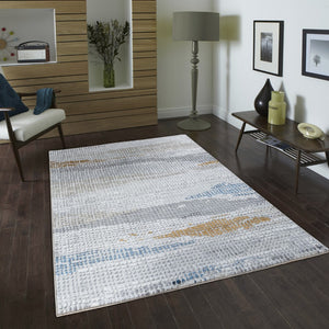 English Elm Textures Multi Area Rug - Soft, Durable 5 Ft. 3 In. X 7 Ft. Design, Kid & Pet Friendly, Stain-Resistant B186P181120-GIGA