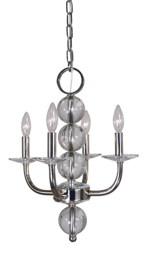 Framburg 4-light Mahogany Bronze Chloe Dining Chandelier – Elegant Glamour Fixture For Stunning Spaces Polished Nickel Metal 4964 Pn