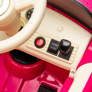 English Elm 12v Chevrolet 3100 Licensed Vintage Pickup Ride on Truck with Led Lights and Parent Remote Pink W1578P214161