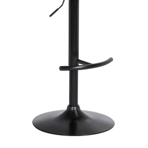 English Elm Nash Swivel Adjustable Barstool Gray Faux Leather Seat Industrial Modern Kitchen B2736P464841