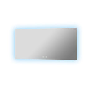 English Elm Vellum Frameless Led Backlit Vanity Mirror with Defogger for Spa Bathroom B2731P478366
