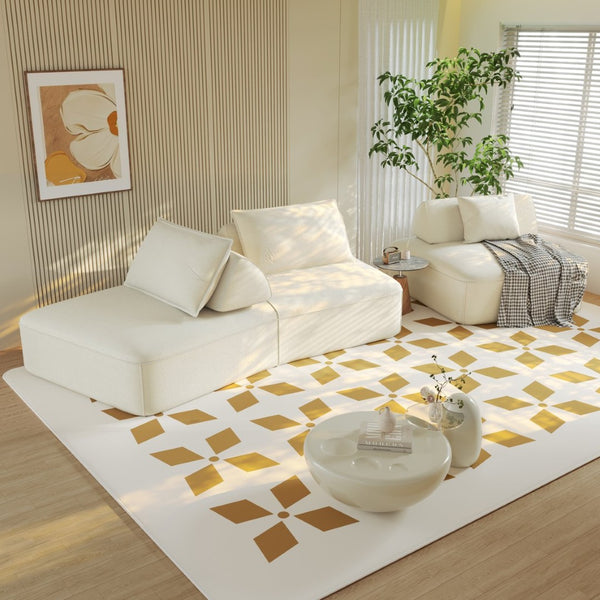 English Elm 139" Oversized Modular Chenille Sectional with Removable Backs and Deep Cloud Seating W3219S00011
