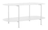 Pullman Coffee Table White 109432 Zuo Modern