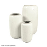 Distressed White Vase (4974L A25A) Zentique