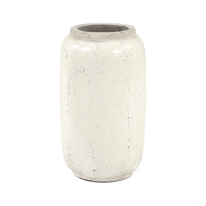 Distressed White Vase (4974XS A25A) Zentique
