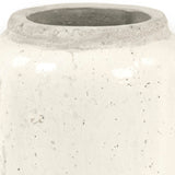 Distressed White Vase (4974XS A25A) Zentique