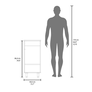 English Elm White Bathroom Vanity With Integrated Sink - Sleek, Space-Saving Design For Modern Small Bathrooms B062P303924-GIGA