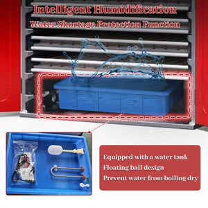 English Elm 1000-egg Cabinet Incubator Auto-turning Digital Climate Control for Poultry Hatching W2700P356961