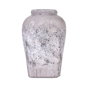 Zentique Jar Terracotta Accent Decorative Jar 9.5"x13.5" — Rustic Farmhouse Vase for Dried Flowers & Storage 4977M A344