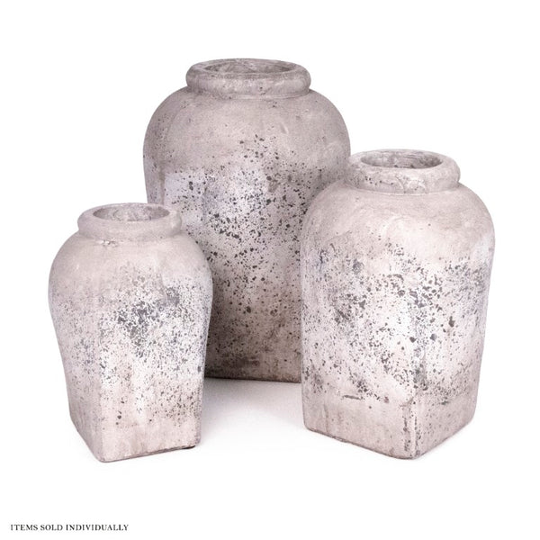 Zentique Jar Terracotta Decorative Vase 11" Handcrafted Rustic Matte Finish Accent Piece for Shelves & Tablescape 4977S A344