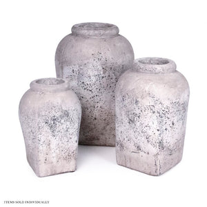 Zentique Jar Terracotta Accent Decorative Jar 9.5"x13.5" — Rustic Farmhouse Vase for Dried Flowers & Storage 4977M A344