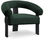 Winston Green Boucle Fabric Accent Chair 497Green Meridian Furniture