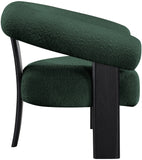 Winston Green Boucle Fabric Accent Chair 497Green Meridian Furniture