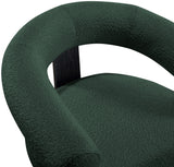 Winston Green Boucle Fabric Accent Chair 497Green Meridian Furniture