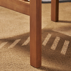 English Elm Christopher Knight Home® - CASA Acacia Dining Chair Set with Water-Resistant Cushions, Durable Solid Wood Patio Seating, Stylish Slat Design Brown 61720.00