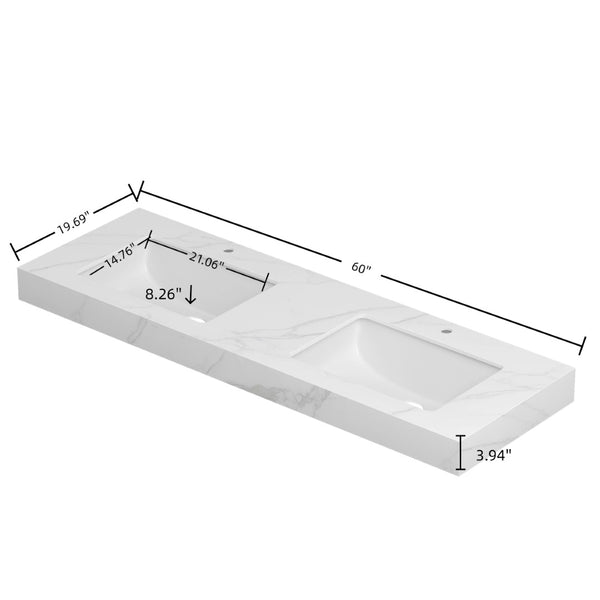 English Elm Nyah Floating Bathroom Vanity Cabinet Oak Plywood Led Lighting Soft Close Drawers W2615P346346