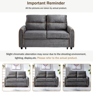 English Elm Swivel Barrel Accent Chair Chenille Tufted Round Club Seat for Living Room Lounge Grey N719S002330E