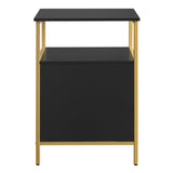 OSP Home Furnishings Modern Life Utility Table Black