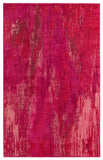 Unique Loom Jardin Lilly Machine Made Abstract Rug Pink, Brown/Burgundy/Ivory/Puce/Purple/Red/Pink/Salmon 5' 1" x 8' 0"