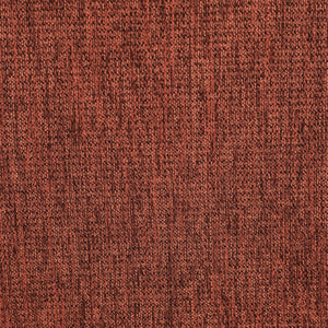 English Elm 1pc Modern Transitional Upholstered Crescent Arm Accent Chair with Rounded Track Arms and Metal Legs Black,Orange 35 L x 31.25 W x 29 H B011P306181