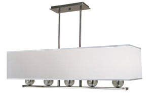 Framburg 5-light Glamour Chandelier - Elegant Design For Stunning Home Décor And Perfect Ambient Lighting Polished Nickel Metal 4995 Pn