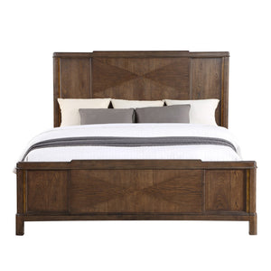 English Elm Steve Silver - Milan - 4 Piece King Bedroom Set - Dark Brown