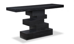 Westmount Black Console Table 499Black-S Meridian Furniture