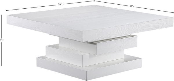 Westmount Off-White Coffee Table 499White-CT Meridian Furniture