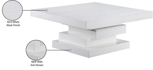 Westmount Off-White Coffee Table 499White-CT Meridian Furniture