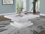 Westmount Off-White Coffee Table 499White-CT Meridian Furniture