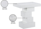 Westmount Off-White End Table 499White-ET Meridian Furniture