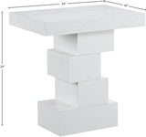 Westmount Off-White End Table 499White-ET Meridian Furniture