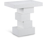 Westmount Off-White End Table 499White-ET Meridian Furniture