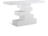 Westmount Off-White Console Table 499White-S Meridian Furniture