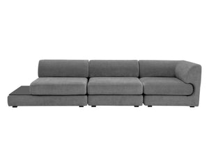 Sunpan Harmony Modular Sectional - Stylish, Contemporary Design for Ultimate Comfort and Versatile Spaces Armless Chair - 35.75W x 35.75D x 27.5H