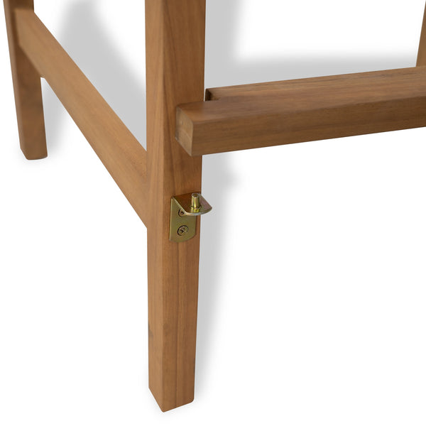 English Elm Christopher Knight Home® - Outdoor Rope Woven Acacia Dining Chair Set with Breathable Backrest and Durable Weather‑Resistant Wood Light Teak 44.25 L x 24.5 W x 10.5 H N776P247429L