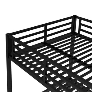 English Elm Metal Full over Full Bunk Bed Sturdy Steel Frame, Noise-Reducing, Space-Saving Design, 350/500lb Capacity W1580P309630