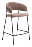 Josephine Counter Stool - Set of 2 Brown 109672 Zuo Modern