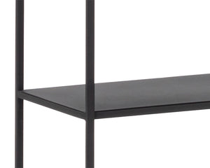 Sunpan Eiffel Bookcase - Stylish Iron Storage Solution for Living Spaces, Office, and Modern Decor Extra Large - 60W x 12D x 77H