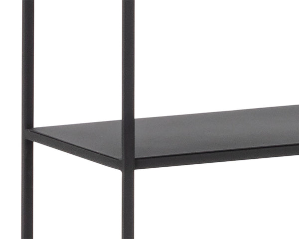 Sunpan Eiffel Bookcase - Stylish Iron Storage Solution for Living Spaces, Office, and Modern Decor Extra Large - 60W x 12D x 77H