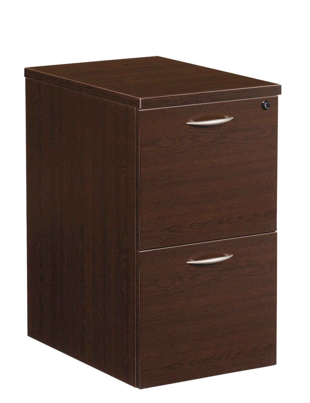 OSP Home Furnishings Napa Commercial Grade Mobile Refrigerator with Stainless Steel Exterior and Swivel Casters Espresso NAP-86-ESP