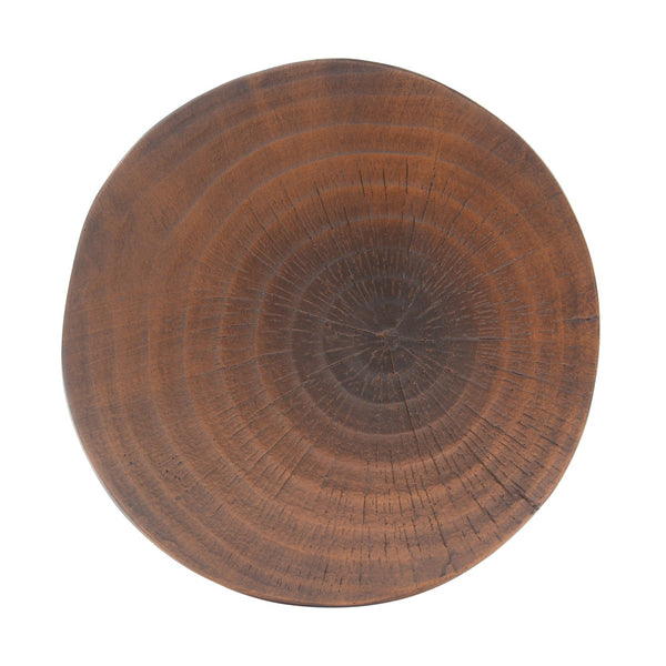 English Elm Christopher Knight Home® - MGO Hollow Side Table with Wood-Grain Texture, Durable Magnesium Oxide Build, Indoor/Outdoor Use Antique brown N770P212235A