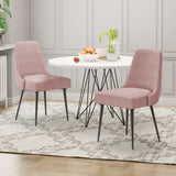 Christopher Knight Home® - Noble House - Alnoor Modern Fabric Dining Chairs - Set of 2