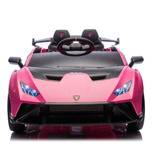 English Elm Lamborghini Huracan Sto 24v Kids Ride on Drift Car with Led Lights and Remote W1578P210770